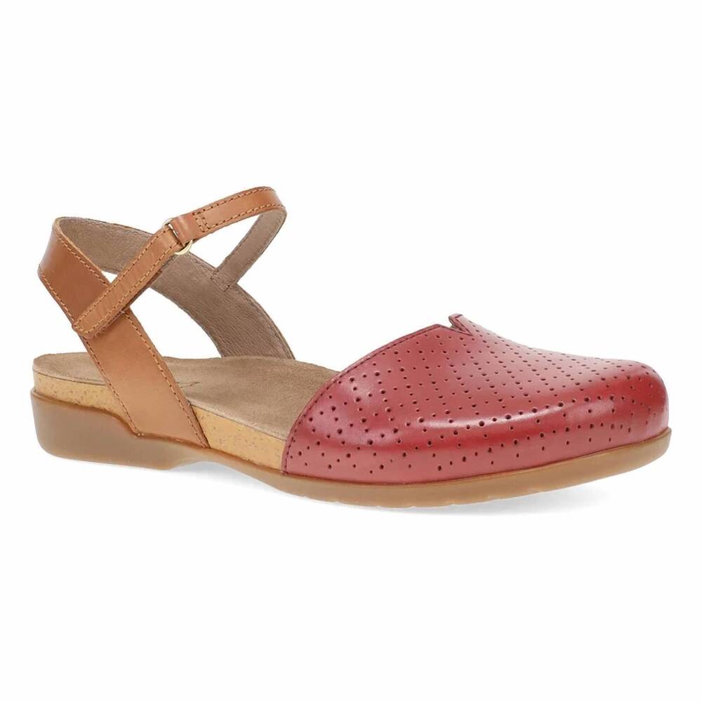 NEW DANSKO women's rowan sandal in red